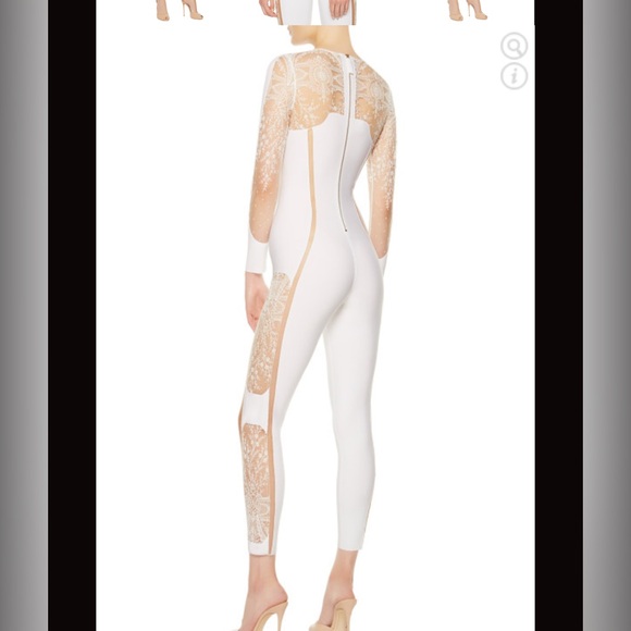 La Perla Black Lace see through Jumpsuit celebrity favorite small IT40 - Picture 4 of 10